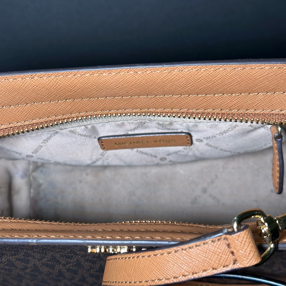 Michael Kors Brown Crossbody Bag - Picture 6 of 9